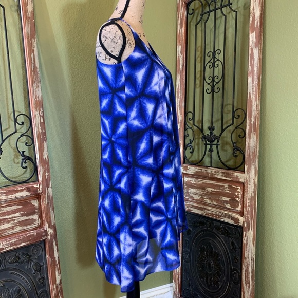 Calvin Klein Royal Blue/White print Dress - Picture 3 of 11